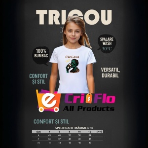 Tricou Cafeaua Trezete Zombii - Zombie drink coffee - Copii | Dama | Barbat - Img 5
