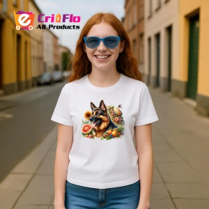 Tricou caine ciobanesc german fructe pepene cocktail vara, Copii | Dama | Barbat - Img 8