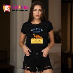 Tricou Camel filters tigari clasice design alb turkish american blend, Copii | Dama | Barbat , tricou negru - Img 8