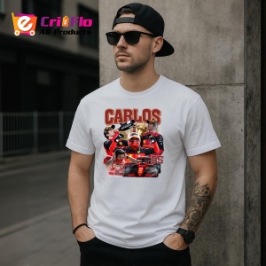 Tricou Carlos Sainz Colaj Artistic Masina Formula 1, Copii | Dama | Barbat - Img 5