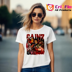 Tricou Carlos Sainz Colaj Masina Ferrari Formula 1, Copii | Dama | Barbat - Img 9