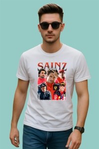 Tricou Carlos Sainz Imagine Cu Colegi Formula 1, Copii | Dama | Barbat - Img 2