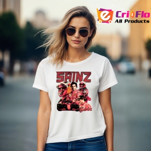 Tricou Carlos Sainz Poster Desen Formula 1 Masina Rosie, Copii | Dama | Barbat - Img 9