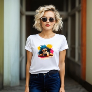 Tricou Catel si pete de culoare - Copii | Dama | Barbat - Img 10