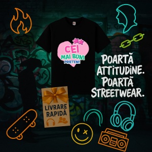 Tricou Cei mai buni prieteni! Negru, Copii | Dama | Barbat - Img 8
