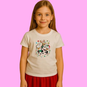 Tricou Chip Dale Mickey Minnie Donald Goofy In Forma De Inima, din bumbac 100%, tricou alb, Copii | Dama | Barbat