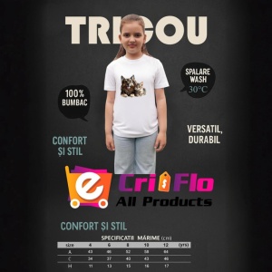 Tricou Ciobanesc German si pisica tigrata moment de relaxare Copii | Dama | Barbat Barbat - Img 12