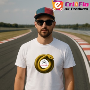 Tricou Citroen Sarpe Galben Asteptand Sa Atace | Unisex Dama si Barbat - Img 2