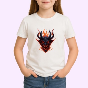 Tricou Clovn inflacarat cu par rosu si fundal alb Copii | Dama | Barbat - Img 4