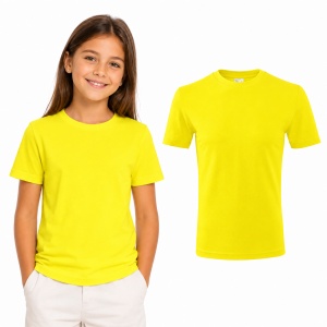 Tricou copii 100% bumbac,pentru fete și băieți 160 gm/², 32 nuanțe, mărimi 4–12 ani - Img 17