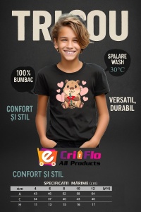 Tricou copii Capybara - bea ceai - Img 6