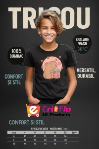 Tricou copii Capybara - Ceai bule - Img 6