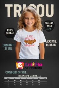 Tricou copii Capybara - Doar imi place capybara, ok? - Img 4