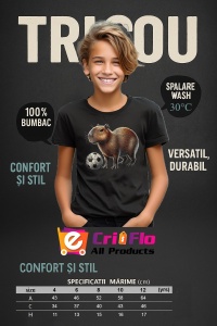 Tricou copii Capybara - fotbalist - Img 6