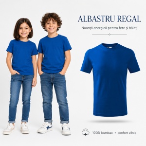 Tricou Copii Classic Malfini – 100% Bumbac, Mânecă Scurtă, Fete și Băieți, 6 Culori - Img 13