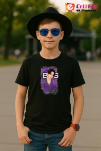 Tricou copii cu formatia BTS JIMIN , din bumbac 100% - Img 6