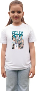 Tricou copii cu formatia FELIX LEE , din bumbac 100% - Img 2