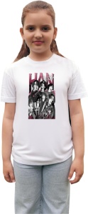 Tricou copii cu formatia HAN , din bumbac 100% - Img 3