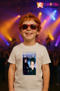 Tricou copii cu formatia JAEHYUN , din bumbac 100%