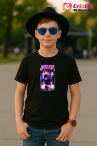 Tricou copii cu formatia JUNGKOOT 13 , din bumbac 100% - Img 5
