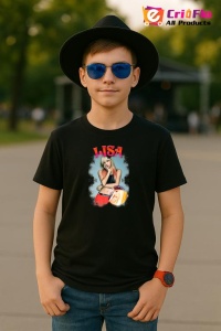 Tricou copii cu formatia LISA 3 , din bumbac 100% - Img 5