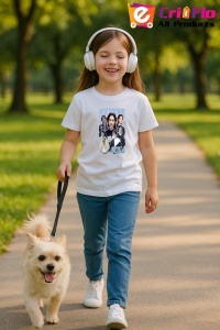 Tricou copii cu formatia MIN YOONGI SUGA , din bumbac 100% - Img 9