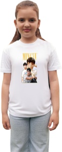 Tricou copii cu formatia MINGYU , din bumbac 100% - Img 3