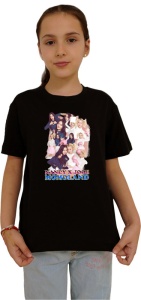Tricou copii cu formatia NANCY X JOOE MAMOLAND , din bumbac 100%