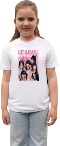 Tricou copii cu formatia NEW JEANS , din bumbac 100% - Img 3