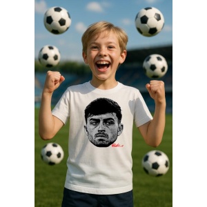 Tricou Copii cu Fotbalistul Pedro Gonzilez Pedri - FC Barcelona - Img 6