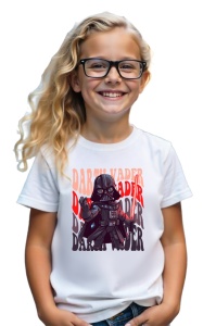 Tricou Copii din bumbac 100%, personalizat cu personajul Vander Darth 1