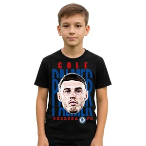 Tricou Copii din bumbac cu fotbalistul Cole Jermaine Palmer-Chelsea FC - Img 2