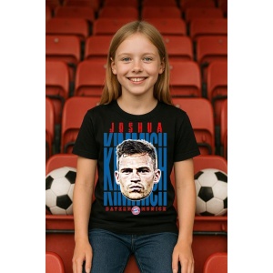 Tricou Copii din bumbac cu fotbalistul Joshua Walter Kimmich-Bayern Munchen - Img 3