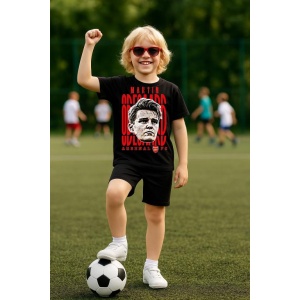 Tricou Copii din bumbac cu fotbalistul Martin Odegaard-Arsenal FC - Img 5