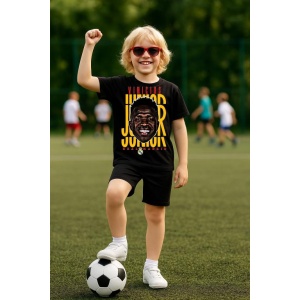 Tricou Copii din bumbac cu fotbalistul Vinicius Jose Paixao de Oliveira Junior-Real Madrid - Img 5