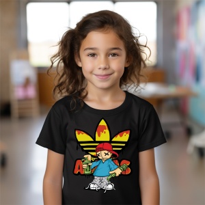 Tricou copii din bumbac personalizat haios Buddy - Cadou