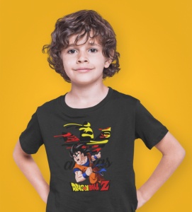 Tricou copii din bumbac personalizat haios cu Goku - Cadou