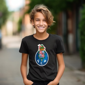 Tricou copii FC Porto din bumbac 100% - Img 5