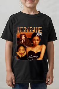 Tricou copii - Jennie Kim - KPOP, stil, muzică, idol, cultură, pop, trendy, grup, fanbase, Korea