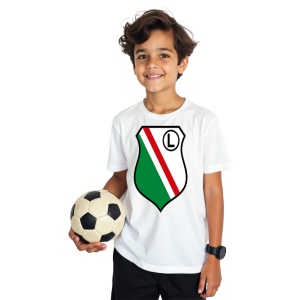 Tricou copii Legia Warsaw din bumbac 100%