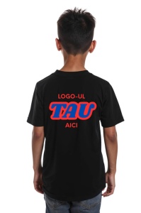 Tricou copii personalizat cu logo-ul companiei - Spate - Img 2