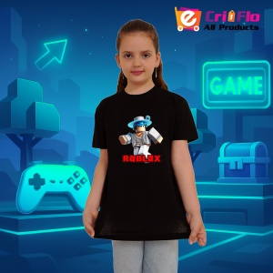 Tricou Copii Roblox Aruncatorul De Cer din bumbac 100% - Img 3