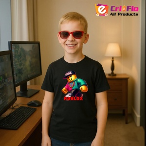 Tricou Copii Roblox Blazer Relaxat din bumbac 100% - Img 6