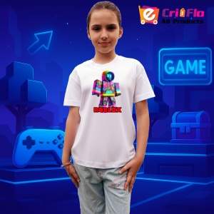 Tricou Copii Roblox Curcubeu Drift din bumbac 100% - Img 7