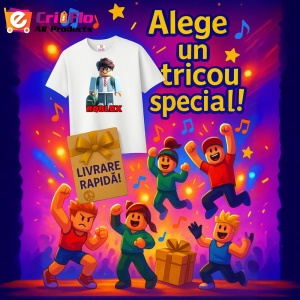 Tricou Copii Roblox Derapaj Inghetat din bumbac 100% - Img 10