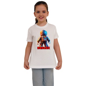 Tricou Copii Roblox Razboinicul Inghetat din bumbac 100% - Img 3