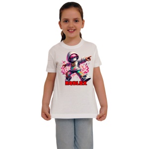 Tricou Copii Roblox Stil De Nunta din bumbac 100% - Img 3