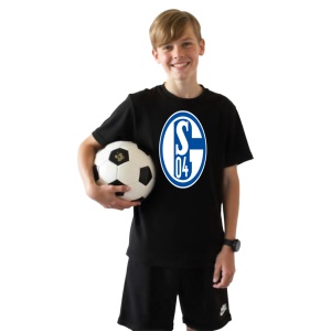 Tricou copii Schalke 04 FC din bumbac 100% - Img 3