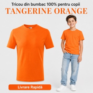 Tricou Copii Simplu din bumbac pentru Băieți 135 - Img 37