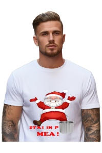 Tricou Craciun Barbat - Stai in Poala Mea